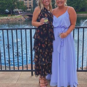 House of Harlow one shoulder tiered dress